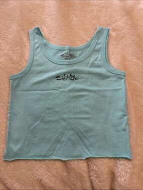 Salt Life Mint Green Crop Tank